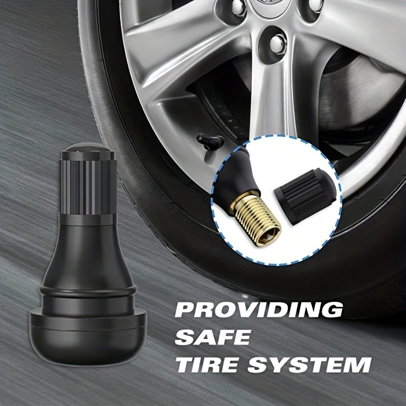 5pcs TR412 Short Tire Valve Stems for Standard Vehicle Tires