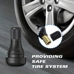 5pcs TR412 Short Tire Valve Stems for Standard Vehicle Tires