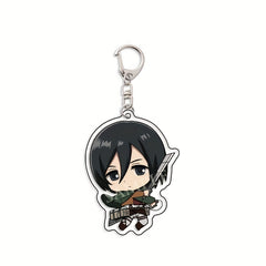 Cartoon Keychain Pendant Anime Figure Double Sided Key Chain Pendant