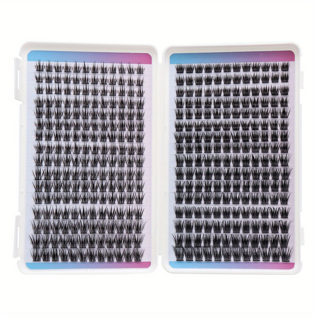 384pcs Lash Clusters DIY Extensions Natural C CurlING Wispy Lashes