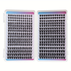 384pcs Lash Clusters DIY Extensions Natural C CurlING Wispy Lashes