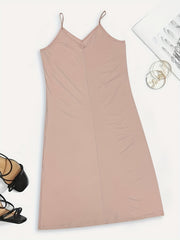  V Neck Maxi Cami Dress