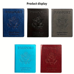 American Passport Cover PU Leather Holder
