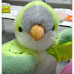 Back to School Plush Bird Parrot Puppet Toy Ventriloquist Doll