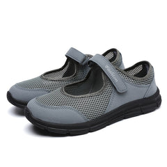 Women's Mesh Flat Sandals Breathable Non Slip Walking Shoes