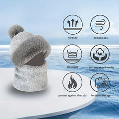 Winter Hat Bib Mask Motor Riding Ear Protection Windproof Cap