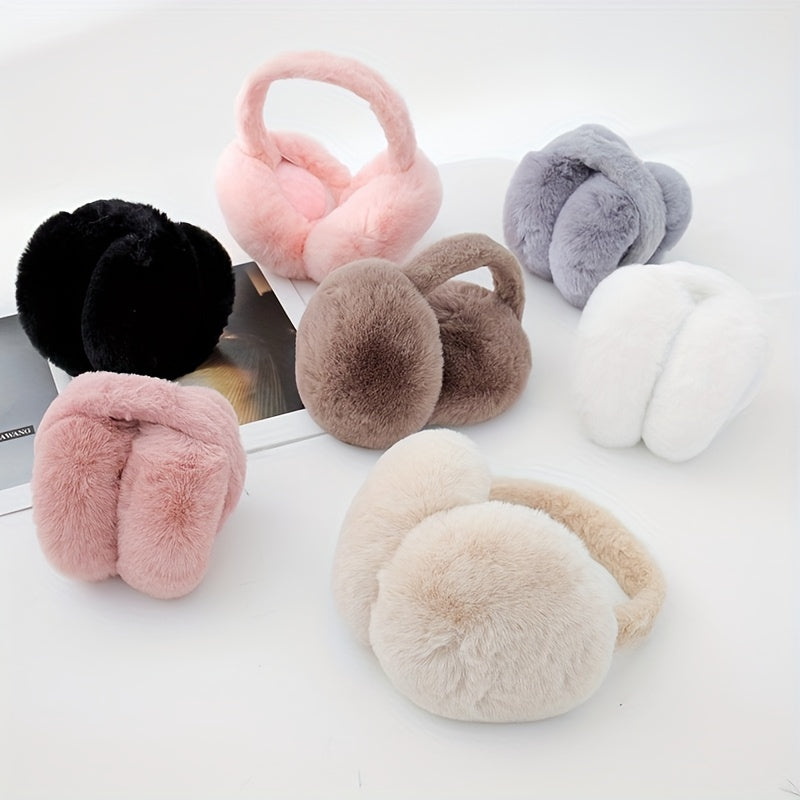 Unisex Soft Earmuffs Warm Folding Earmuffs Outdoor Winter Comfortable Warm