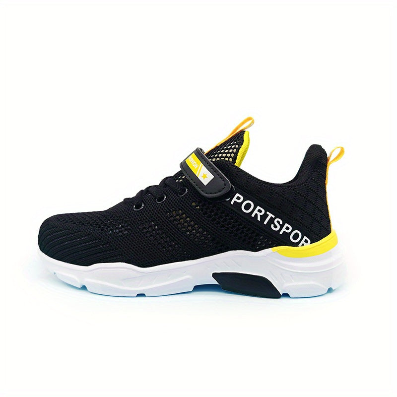 Boys' Lightweight Mesh Sneakers for Running & Walking
