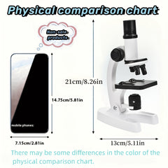 DIY Disassembly Microscope Toy Set for Kids 1200x Magnification
