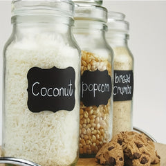 100pcs Waterproof Chalkboard Spice Jar Labels Blackboard Marker Pen Stickers