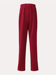 Girls Athleisure Wide Leg Sweatpants for Sports Running