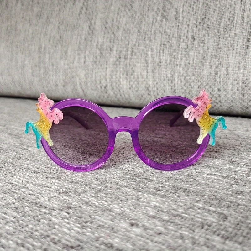 Unicorn Decor Sun Protection Sunglasses Travel Party Gift