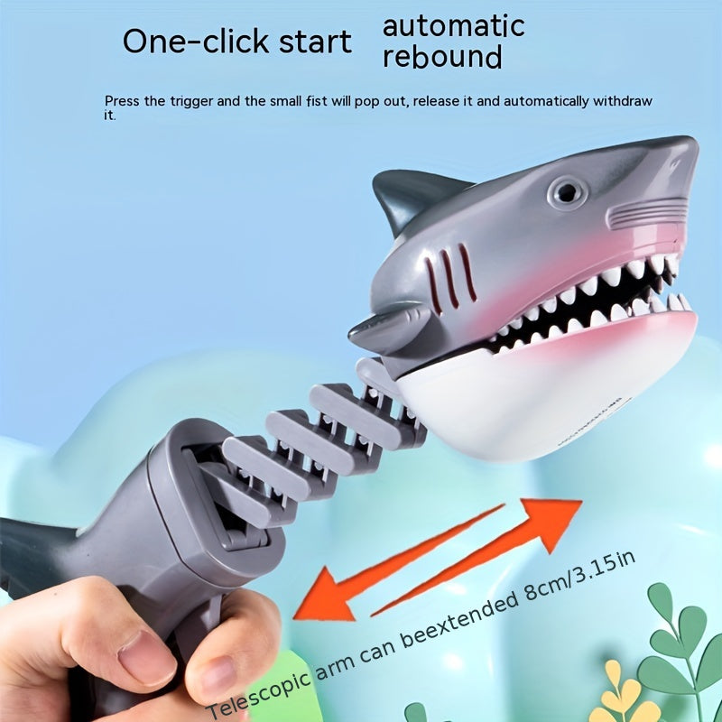 Funny Human Shark Bite Toy Hand Clip Decompression Toy