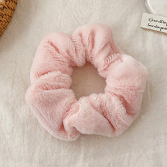 Solid Colors Velvet Scrunchies Soft Hair Ties Ponytail Holders