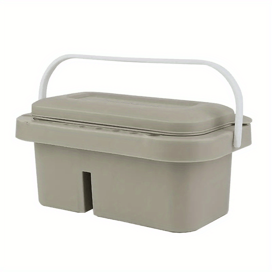 Zoylofg Wash Pen Bucket With Pen Holder & Painting Palette Lid