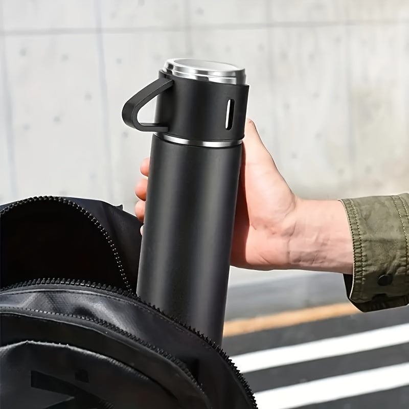 500ml Stainless Steel Vacuum Cup With Lid