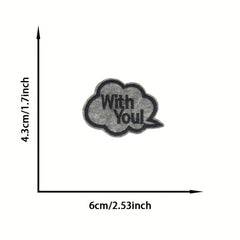 Iron On Patches Sew On Embroidered Applique Repair Patch DIY Crafts For Clothing