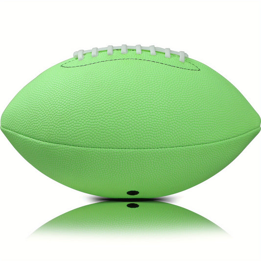 American Football Luminous PU Rugby Green