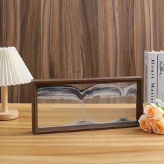 15 Inch 3D Sand Art in Wooden Frame Tabletop Decor