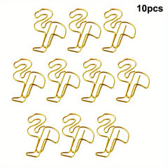 Flamingo Paper Clips Funny Paperclips Bookmark Metal File Note Clips