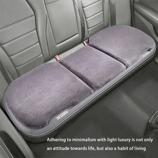 3pcs Winter Car Seat Cushion Plush Warm Car Accessories