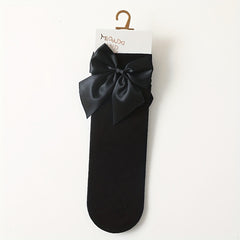 Girls Kids Sweet & Bowknot Crew Socks