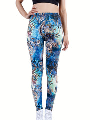 Vintage Hollow Ghost Print Comfortable Pants