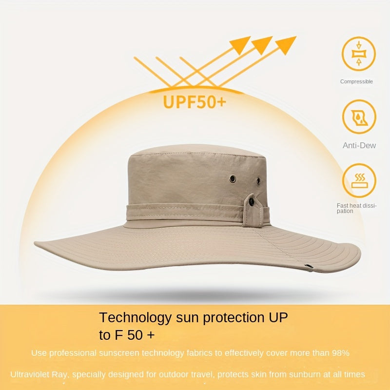 Men's Sun Protection Fishing Hat - Outdoor Activities