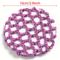 Solid Hairnet Ponytail Hair Piece for Women
