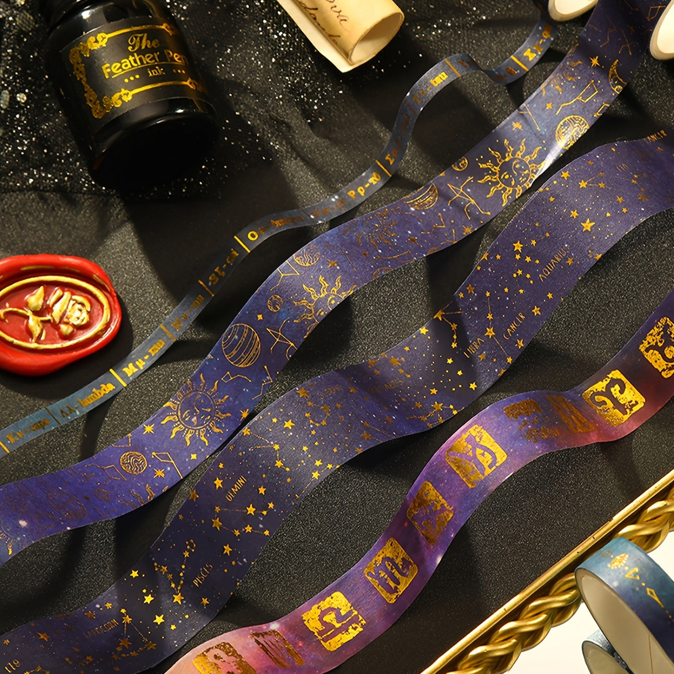 20 Rolls Vast Starry Sky Universe Washi Tape DIY Decoration Stickers