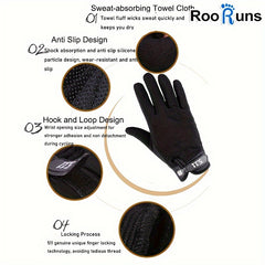 Men's Tactical Full Finger Gloves - Order a Size Up
