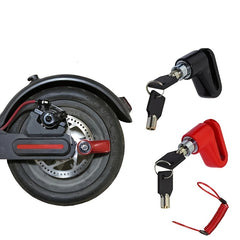 Heavy Duty Motorcycle Disc Brake Lock with Reminder Cable