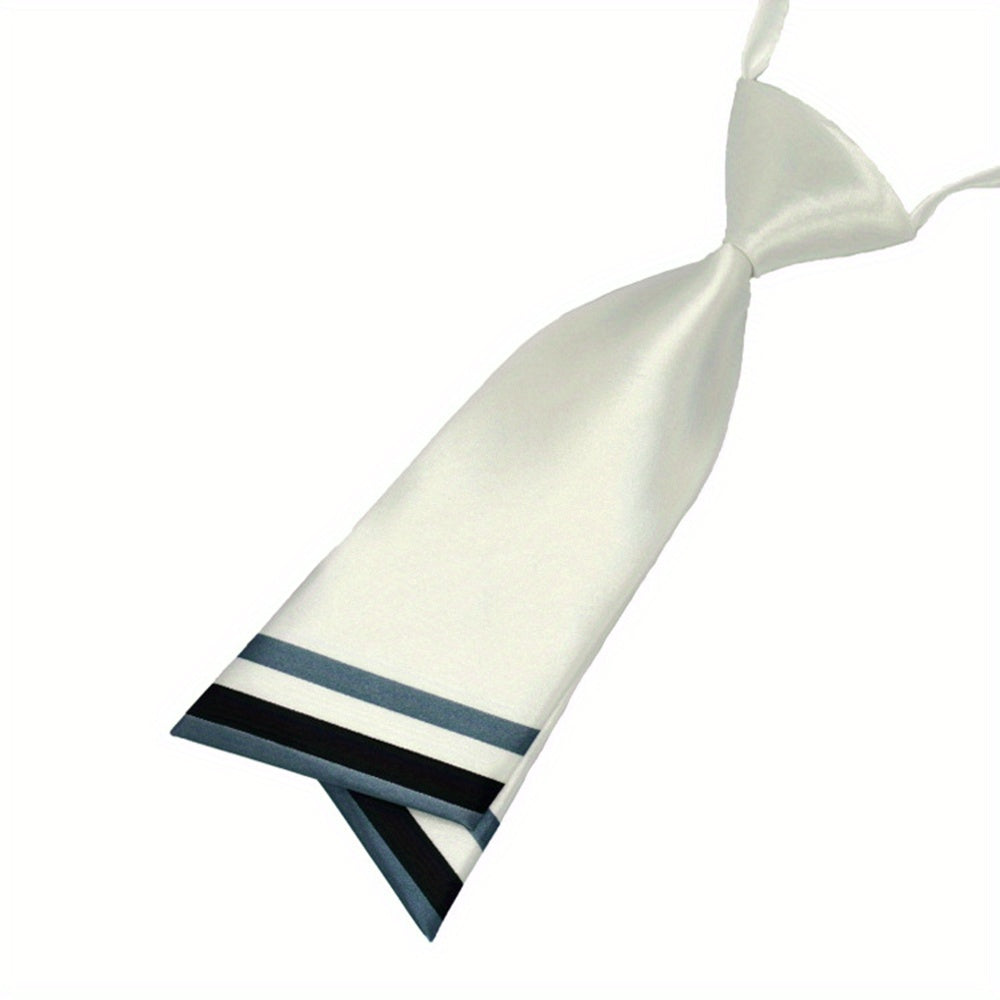 Adjustable Stripe Ties For Boys Students Teenager