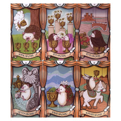 Hedgehog Tarot Cards & Guide for Family Outdoor Camping Activities