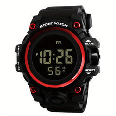 Men's Outdoor Sports Digital Watch Multifunctional Glow
