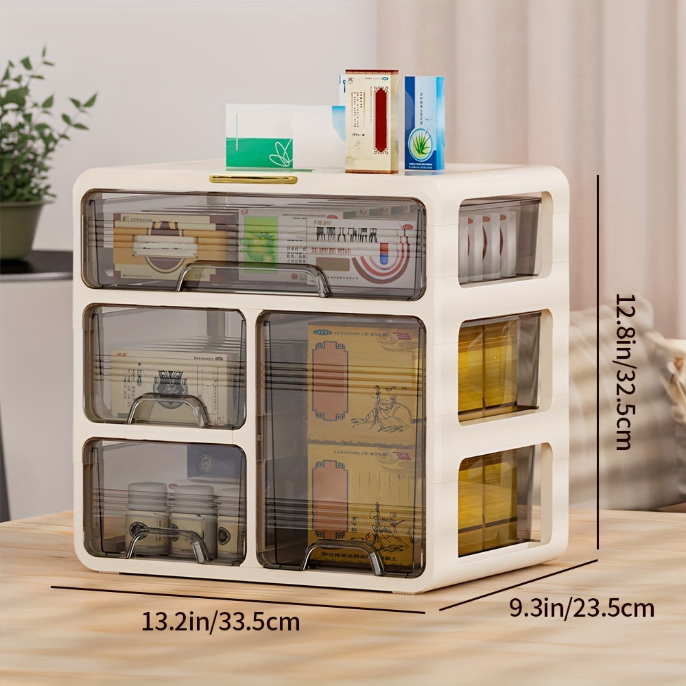Desktop Drawer Storage Box 2-3 Layers Dormitory Stationery Sorting