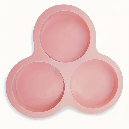 Washable Silicone Round Cake Molds & Decorating Tray Set