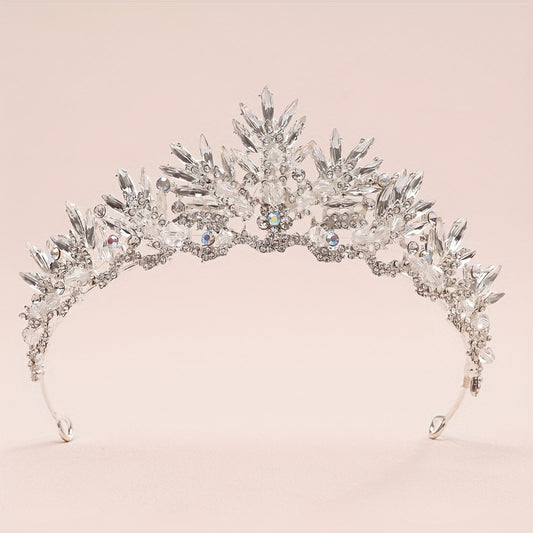 Baroque Crystal Crop Head Jewelry Headband Women's Hair Accessories