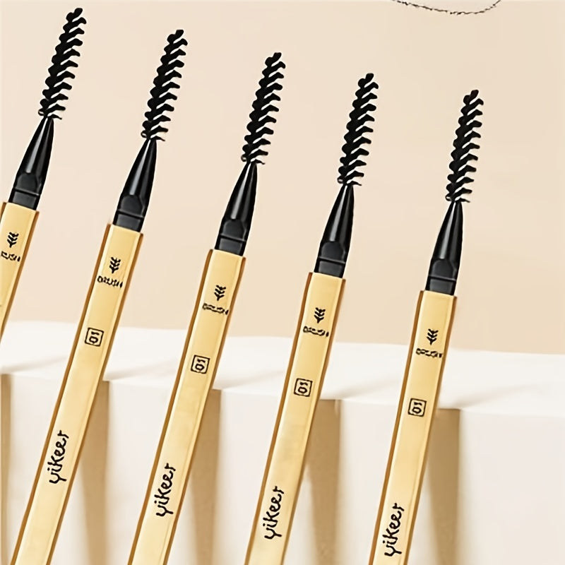 Coffee Brown Eyebrow Pen Matte Finish Fine Nib Bronzing