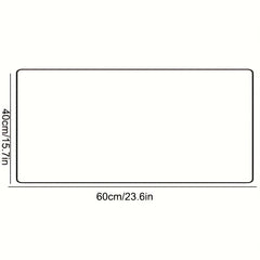 Clear Desk Pad Table Protector Plastic Cover for Desk - Transparent
