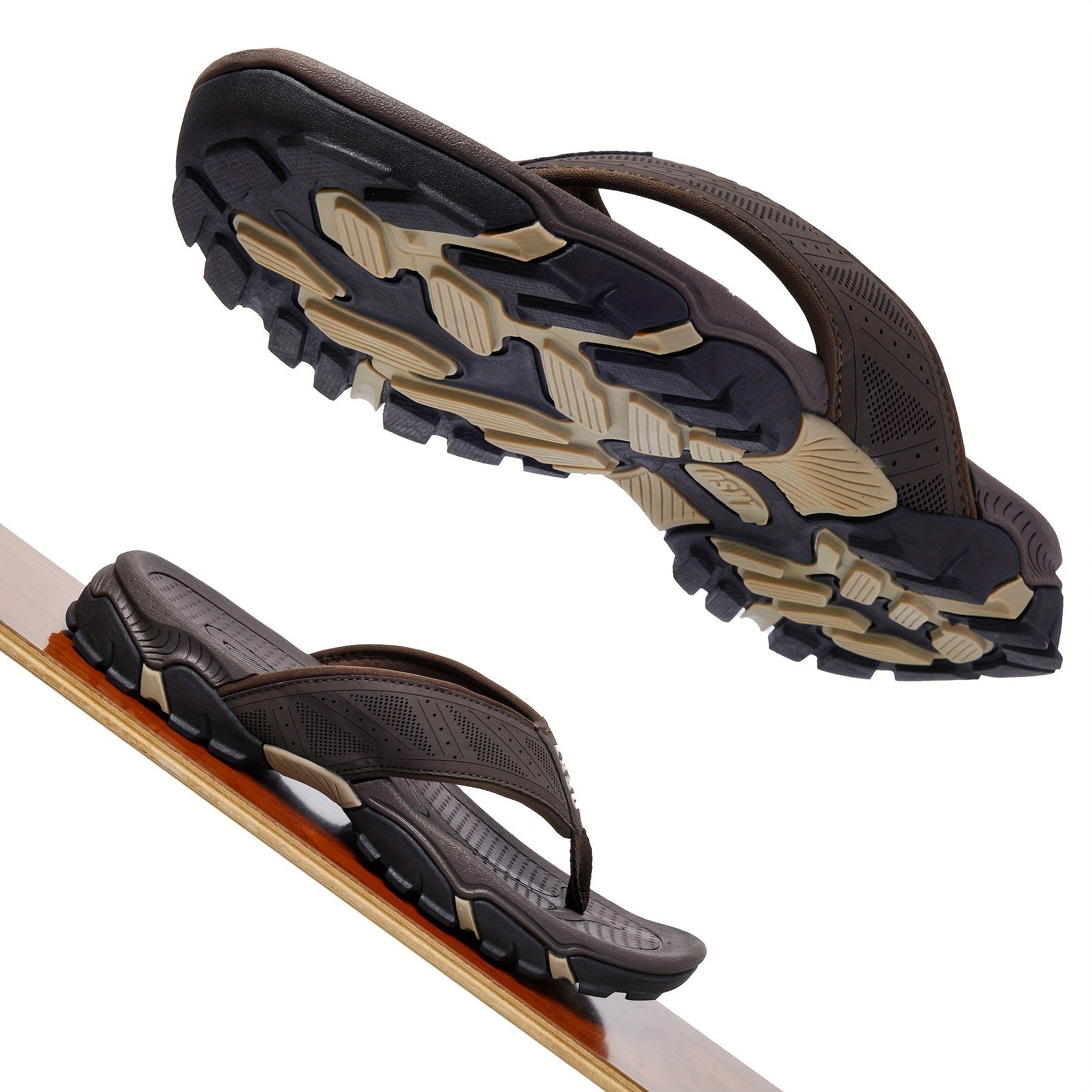 Men's Lightweight Comfortable Non Slip Flip Flops for Summer