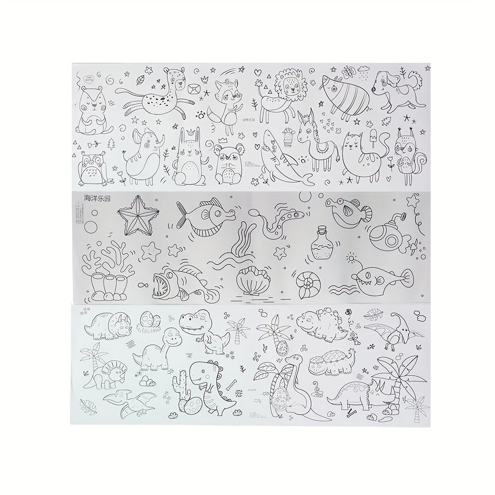 Graffiti Paper Roll for Coloring and Painting Gift
