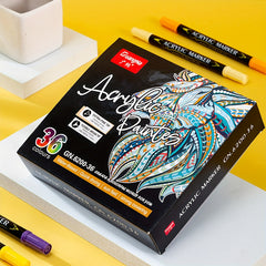 6200 Double Headed Marker Pen Non Transparent Soft Brush Art Paint DIY
