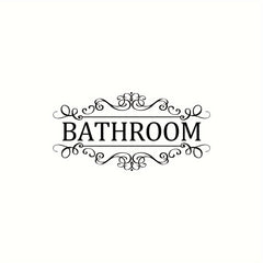 Inspirational Slogan PVC Wall Sticker Bathroom Living Room Home Decor