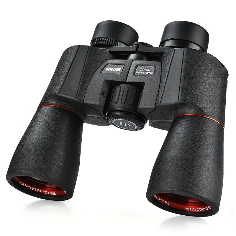 12x50 Compact Binoculars HD Portable - BAK4 Prism IPX6 Waterproof
