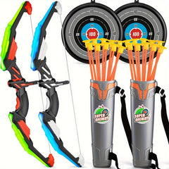 Kids Bow And Arrow LED Luminous Archery Set Indoor Outdoor Sports Gift