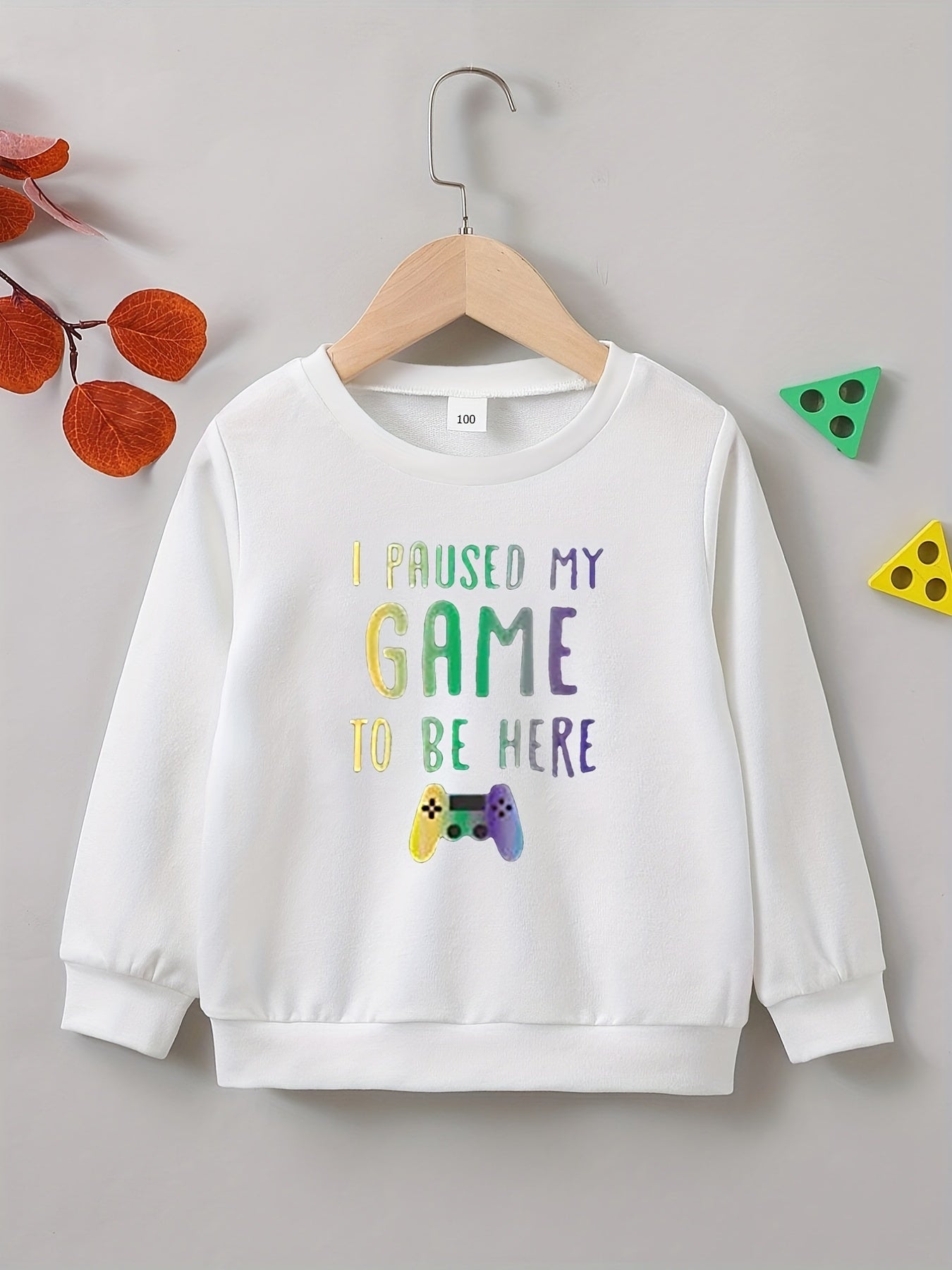 Gradient Letter I Boys Sweatshirt