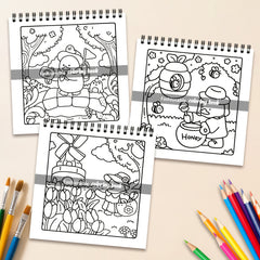 Duck's Life Coloring Book 24 Pages