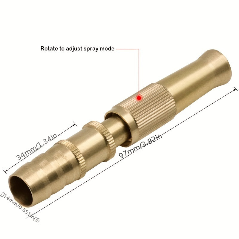 Brass Spray Gun Garden Hose Nozzle