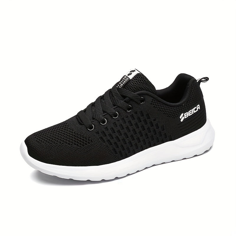 Women's Athletic Running Shoes Lace Up Breathable Mesh Sneakers